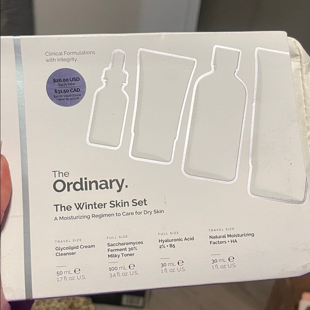 The Ordinary Winter Skin Set - White Packaging